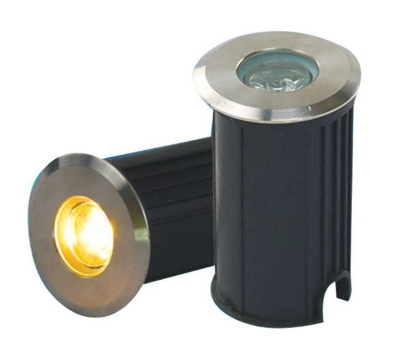 LED INGROUND LAMP- HIGH POWER 3W IP68, WATERPROOF, 5VDC WITH SUITABLE LED POWER SUPPLY