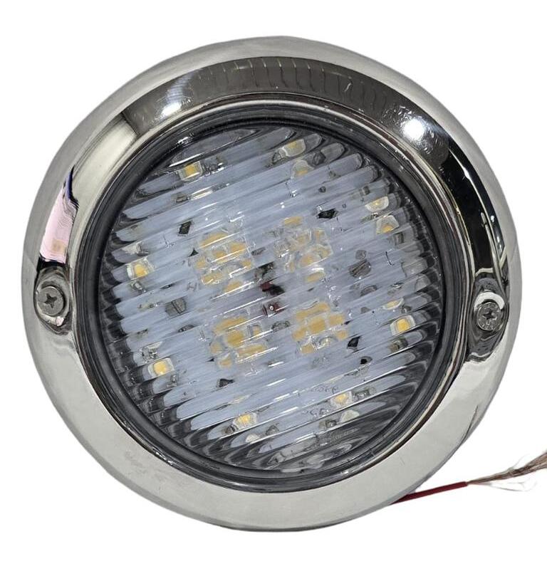 PURVA LeD 36W Stainless Steel Swimming Pool Light IP68 – Surface Mounted 12V DC