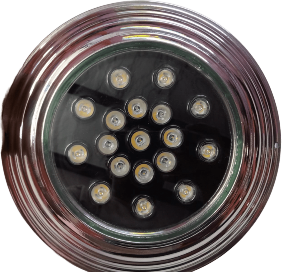 PURVA LeD 36W Stainless Steel Swimming Pool Light IP68 – Surface Mounted 12V DC